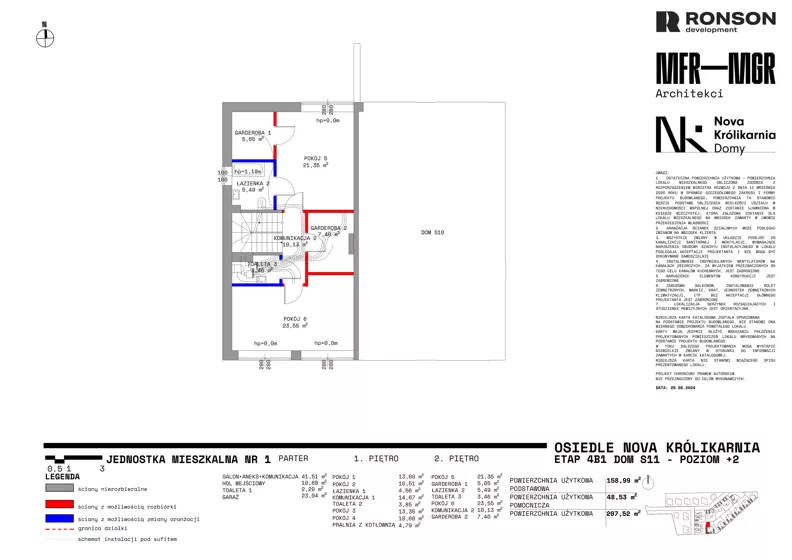 Dom 207,52 m², oferta nr S11, Nova Królikarnia, Warszawa, Mokotów, Stegny, ul. Japońskiej Wiśni