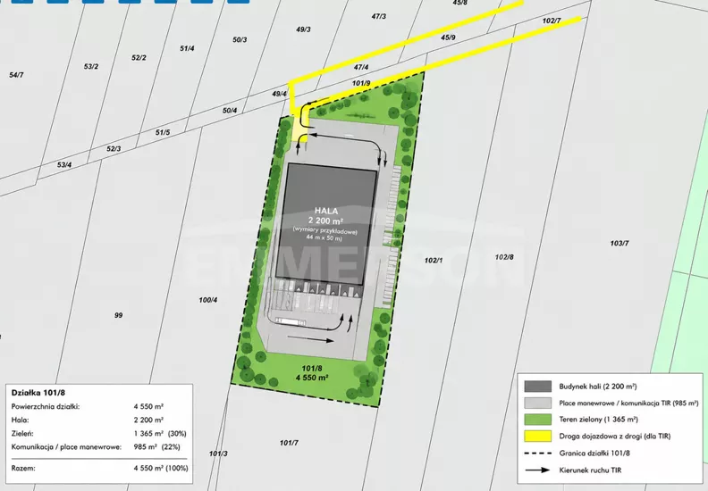 Działka 4 555,00 m², oferta nr , 3203/6342/OGS, Kraków, Podgórze