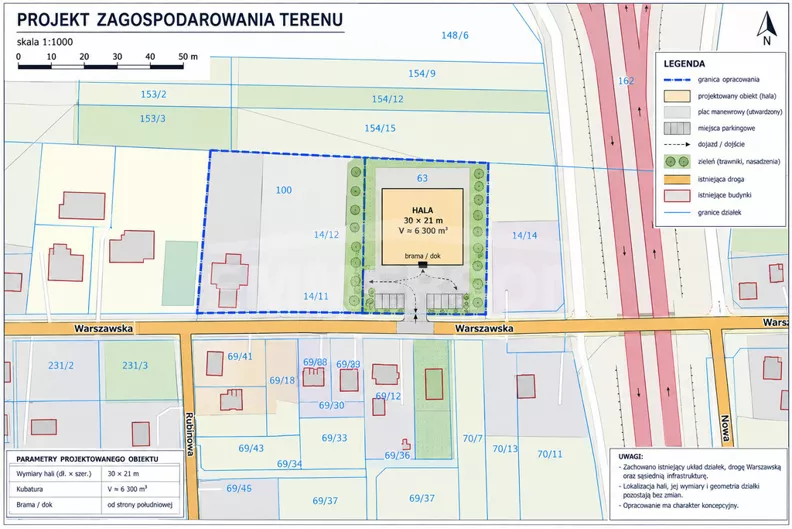 Działka 6 300,00 m², oferta nr , 3291/6342/OGS, Poskwitów