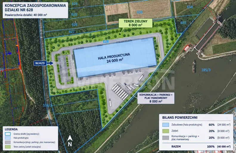 Działka 40 000,00 m², oferta nr , 3313/6342/OGS, Skawina