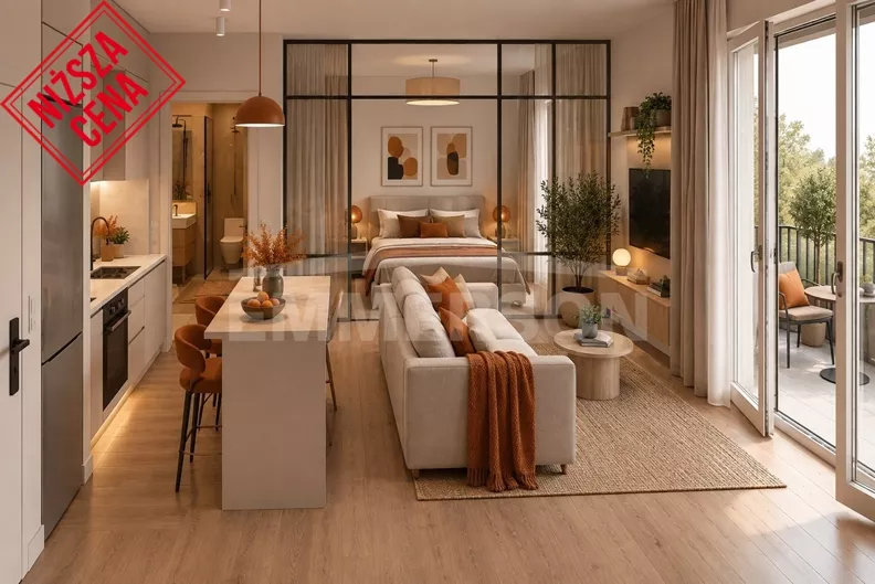 1 pokój, mieszkanie 35,67 m², piętro 4, oferta nr , 34373/6342/OMS, Kraków, Podgórze
