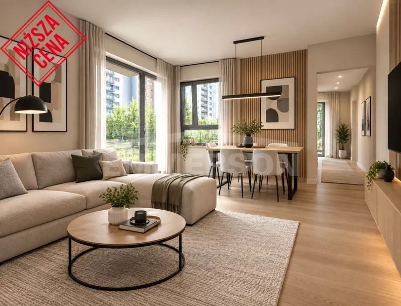 3 pokoje, mieszkanie 55,92 m², parter, oferta nr , 34345/6342/OMS, Kraków, Podgórze Duchackie, Trybuny Ludów