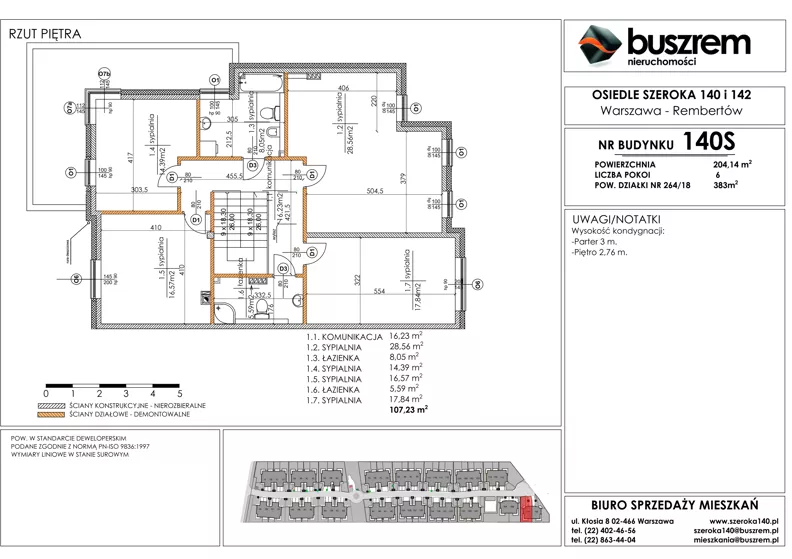 Dom 204,14 m², oferta nr 18A, Osiedle Szeroka 140, Warszawa, Rembertów, ul. Szeroka 140