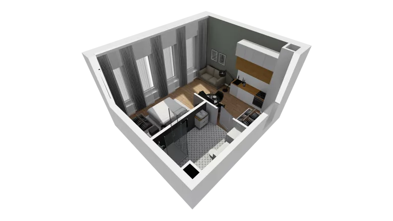 Lokal użytkowy 31,12 m², oferta nr A/205, Esencja - lokale usługowe, Gdańsk, Śródmieście, Dolne Miasto, ul. Kamienna Grobla / Jałmużnicza