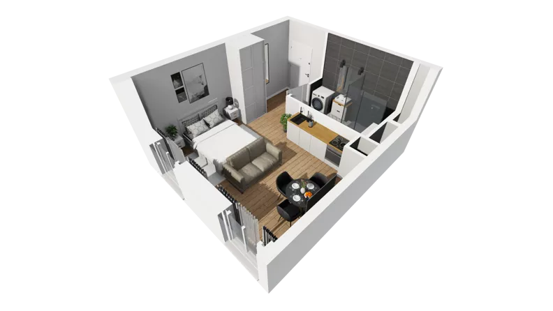 Lokal użytkowy 26,08 m², oferta nr A/210, Esencja - lokale usługowe, Gdańsk, Śródmieście, Dolne Miasto, ul. Kamienna Grobla / Jałmużnicza