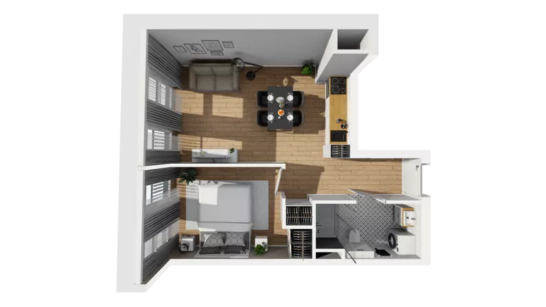 Lokal użytkowy 39,02 m², oferta nr A/214, Esencja - lokale usługowe, Gdańsk, Śródmieście, Dolne Miasto, ul. Kamienna Grobla / Jałmużnicza