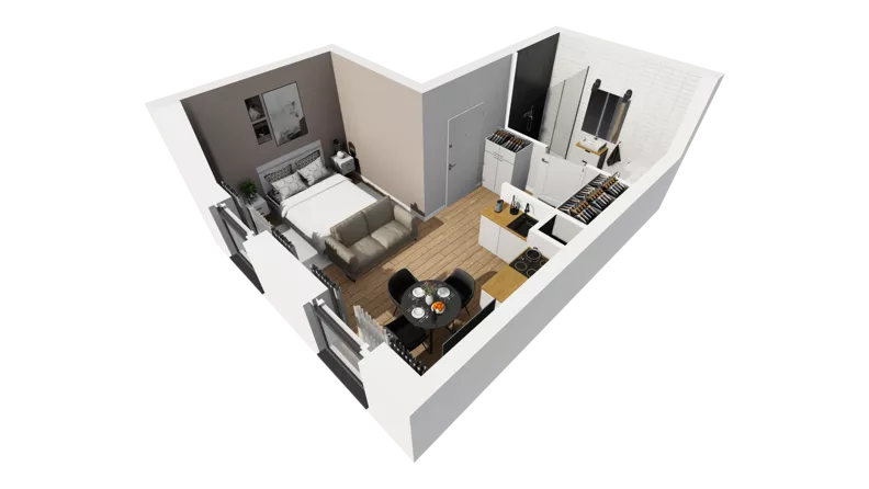 Lokal użytkowy 25,15 m², oferta nr A/215, Esencja - lokale usługowe, Gdańsk, Śródmieście, Dolne Miasto, ul. Kamienna Grobla / Jałmużnicza