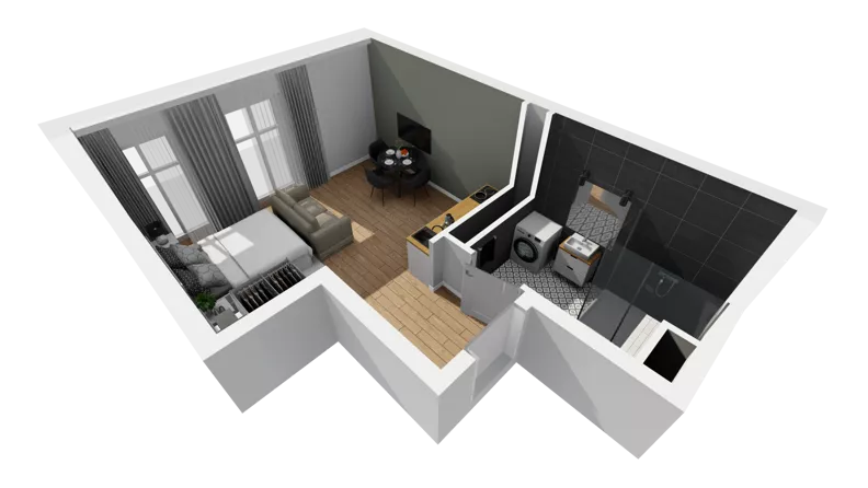 Lokal użytkowy 27,06 m², oferta nr A/228, Esencja - lokale usługowe, Gdańsk, Śródmieście, Dolne Miasto, ul. Kamienna Grobla / Jałmużnicza