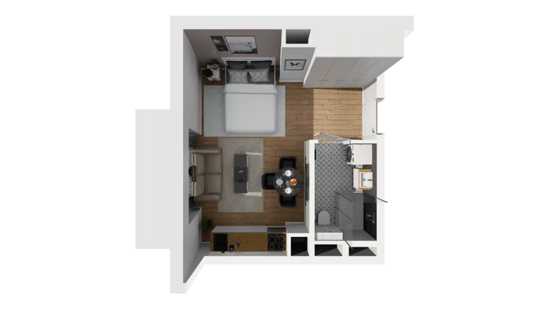 Lokal użytkowy 26,95 m², oferta nr A/234, Esencja - lokale usługowe, Gdańsk, Śródmieście, Dolne Miasto, ul. Kamienna Grobla / Jałmużnicza