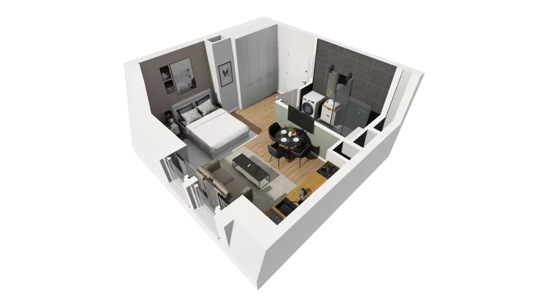 Lokal użytkowy 26,95 m², oferta nr A/234, Esencja - lokale usługowe, Gdańsk, Śródmieście, Dolne Miasto, ul. Kamienna Grobla / Jałmużnicza