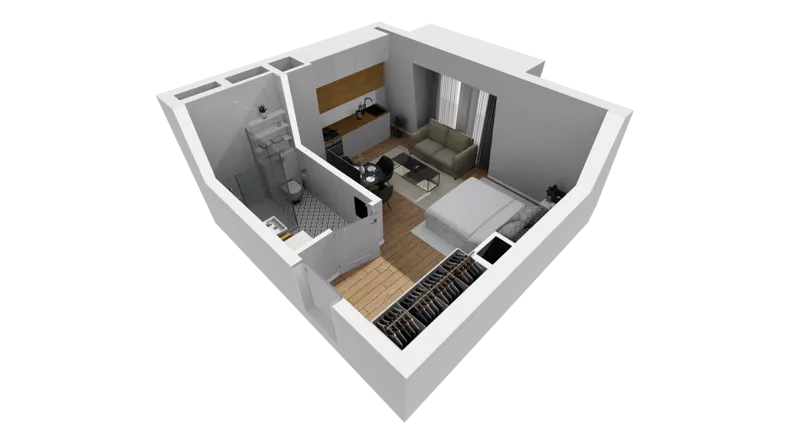 Lokal użytkowy 26,95 m², oferta nr A/234, Esencja - lokale usługowe, Gdańsk, Śródmieście, Dolne Miasto, ul. Kamienna Grobla / Jałmużnicza