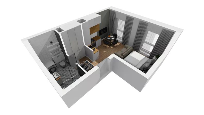 Lokal użytkowy 25,12 m², oferta nr A/238, Esencja - lokale usługowe, Gdańsk, Śródmieście, Dolne Miasto, ul. Kamienna Grobla / Jałmużnicza