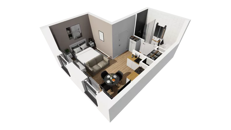 Lokal użytkowy 25,12 m², oferta nr A/238, Esencja - lokale usługowe, Gdańsk, Śródmieście, Dolne Miasto, ul. Kamienna Grobla / Jałmużnicza