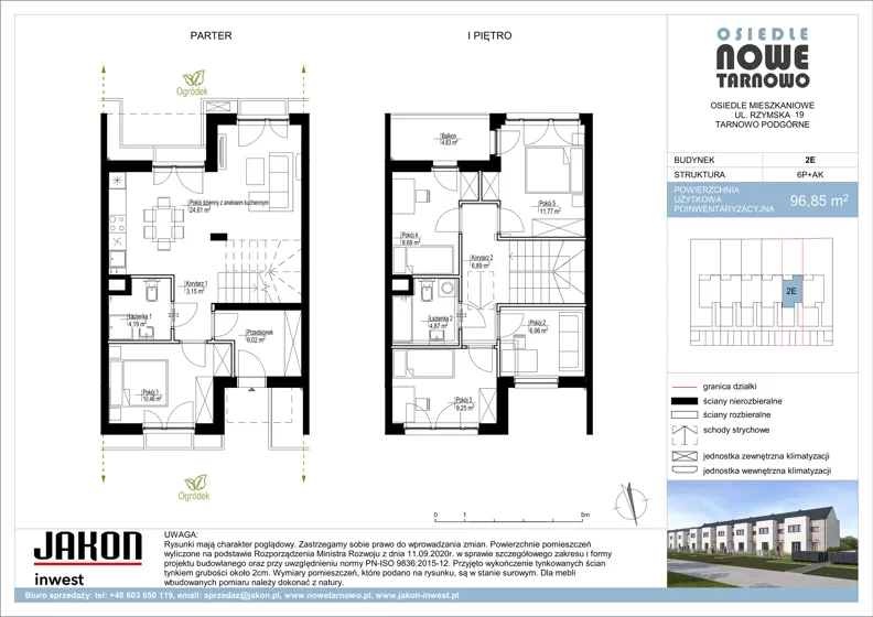 Dom 96,85 m², oferta nr 2E, Nowe Tarnowo, Tarnowo Podgórne, ul. Rzymska 15, ul. Turyńska