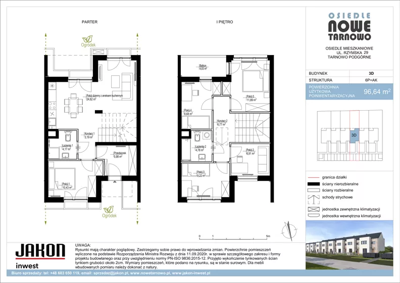 Dom 96,64 m², oferta nr 3D, Nowe Tarnowo, Tarnowo Podgórne, ul. Rzymska 15, ul. Turyńska