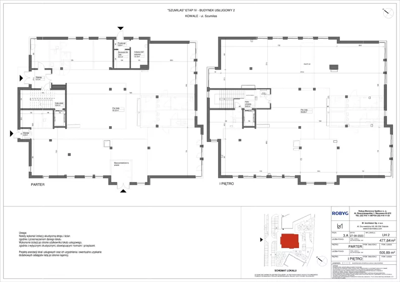 Lokal użytkowy 983,73 m², oferta nr UH2, Szumilas - lokale użytkowe, Kowale, ul. Magazynowa