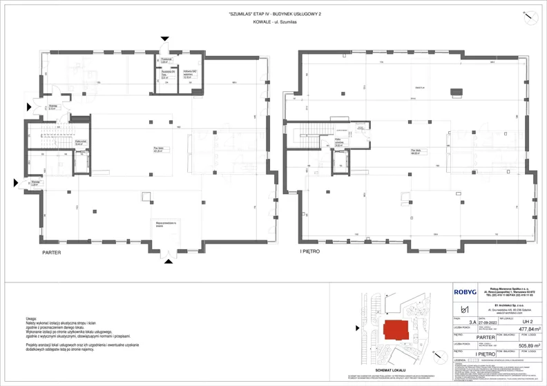 Lokal użytkowy 983,73 m², oferta nr UH2, Szumilas - lokale użytkowe, Kowale, ul. Magazynowa