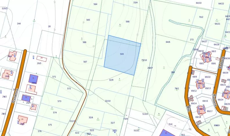 Działka 3 735,00 m², oferta nr , 24682, Niekanin, Niekanin