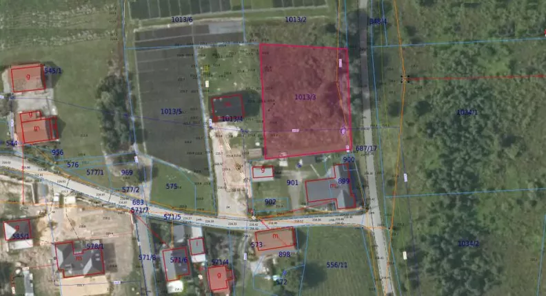 Działka 1 438,00 m², oferta nr , 24886, Brzeźnica, Spacerowa