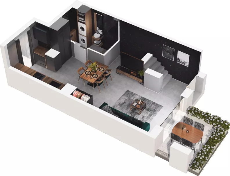 2 pokoje, lokal inwestycyjny 68,77 m², parter, oferta nr 5.11, Pino Resort, Gdańsk, Wyspa Sobieszewska, Sobieszewo, ul. Turystyczna 90