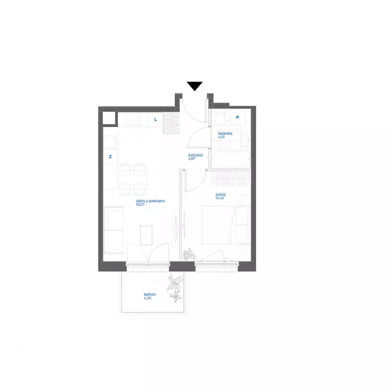 2 pokoje, mieszkanie 36,40 m², piętro 5, oferta nr 28/67, Leśny Marcelin, Poznań, Grunwald, Junikowo, ul. Jeleniogórska
