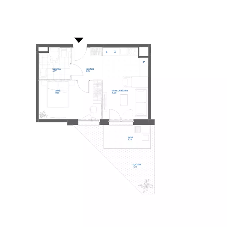 2 pokoje, mieszkanie 39,35 m², parter, oferta nr 28/3, Leśny Marcelin, Poznań, Grunwald, Junikowo, ul. Jeleniogórska