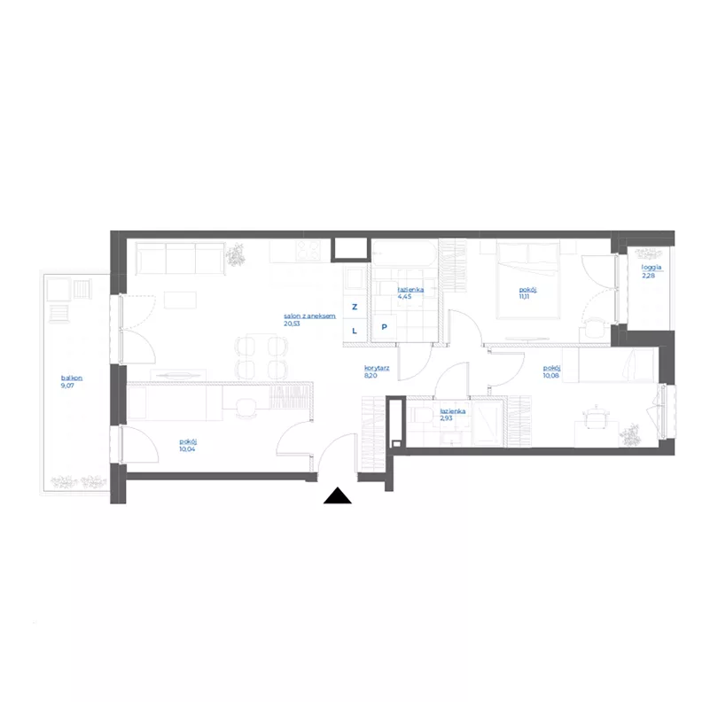 4 pokoje, mieszkanie 67,34 m², piętro 4, oferta nr 28/63, Leśny Marcelin, Poznań, Grunwald, Junikowo, ul. Jeleniogórska