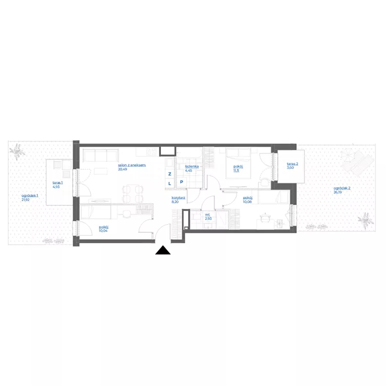 4 pokoje, mieszkanie 67,30 m², parter, oferta nr 28/51, Leśny Marcelin, Poznań, Grunwald, Junikowo, ul. Jeleniogórska