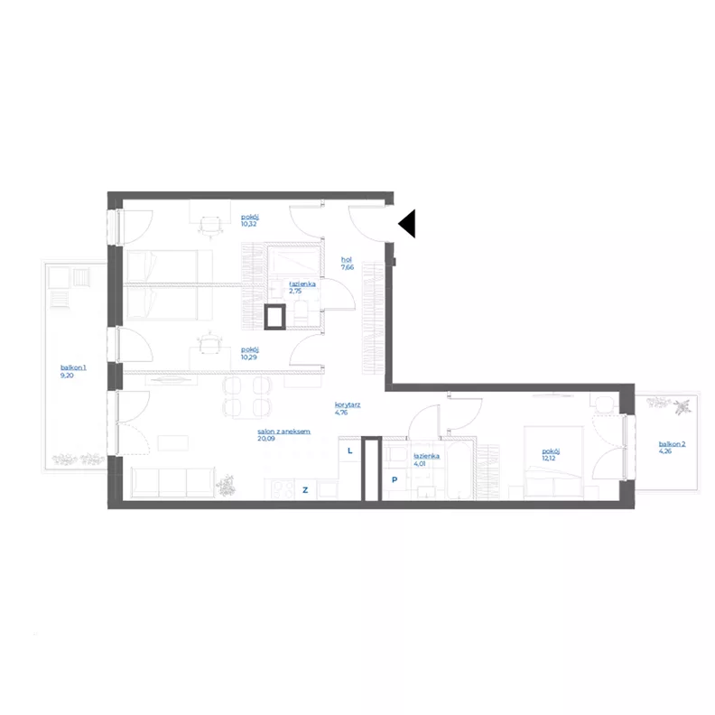 4 pokoje, mieszkanie 72,00 m², piętro 4, oferta nr 28/103, Leśny Marcelin, Poznań, Grunwald, Junikowo, ul. Jeleniogórska