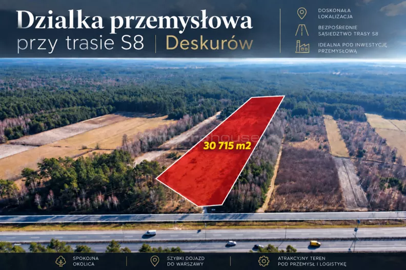 Działka 30 715,00 m², oferta nr , NUXA302, Deskurów