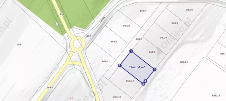 Działka 1 264,54 m², oferta nr , SGTUTY163, Wierzchowo, Długa