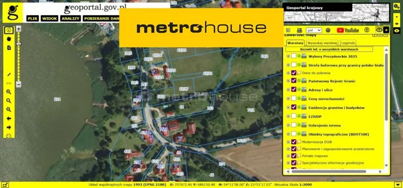 Działka 1 010,00 m², oferta nr , SGNECO932, Stręgiel