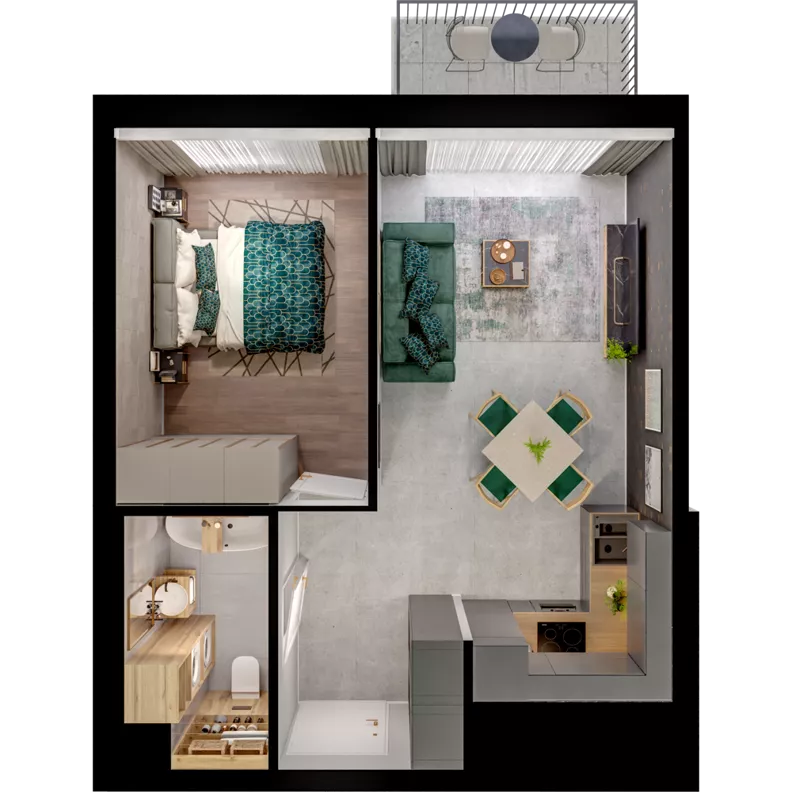 2 pokoje, mieszkanie 38,34 m², piętro 2, oferta nr WL/Z13/24, Wiczlino Lyceum, Gdynia, Chwarzno-Wiczlino, Wiczlino, ul. Danusi 31
