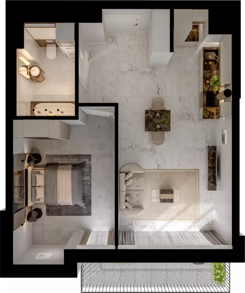 2 pokoje, mieszkanie 38,31 m², piętro 1, oferta nr CCW/S24/13, Centrum Chwarzno - Wiczlino , Gdynia, Chwarzno-Wiczlino, ul. Fregatowa