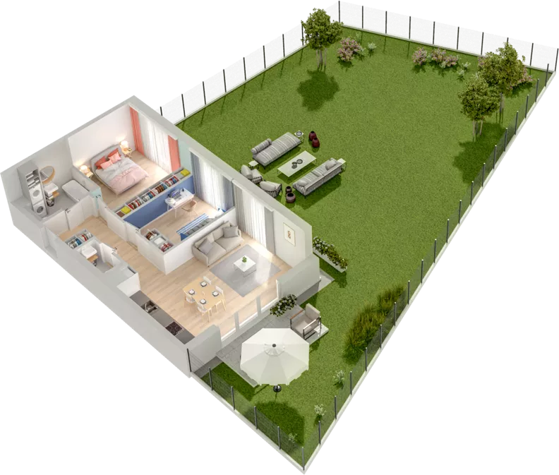 3 pokoje, mieszkanie 57,64 m², parter, oferta nr WW/B4/3, Welocity Wiczlino, Gdynia, Chwarzno-Wiczlino, ul. Jana Kazimierza