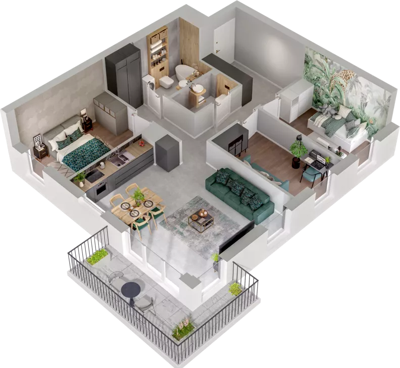 4 pokoje, mieszkanie 74,14 m², piętro 3, oferta nr CCW/S22/28, Centrum Chwarzno - Wiczlino , Gdynia, Chwarzno-Wiczlino, ul. Fregatowa