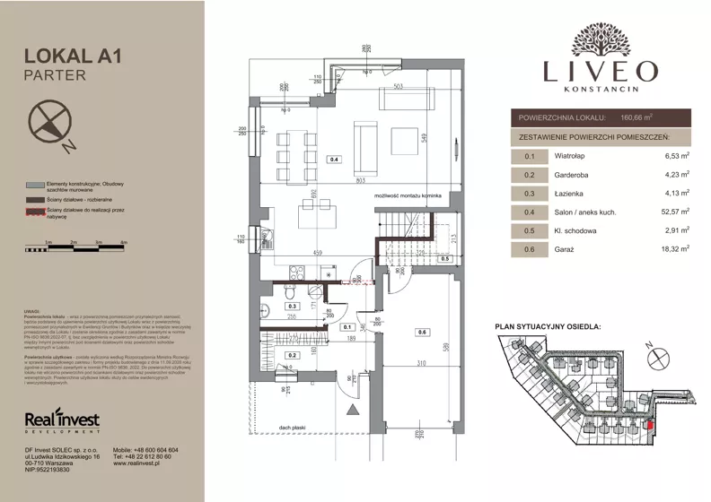 Dom 160,66 m², oferta nr A.1, LIVEO Konstancin, Solec, ul. Jaśminowa