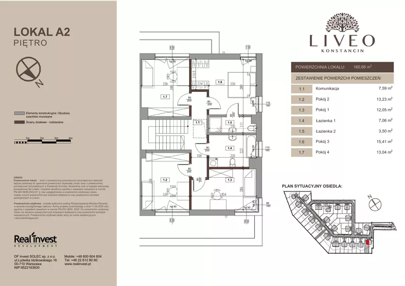 Dom 160,66 m², oferta nr A.2, LIVEO Konstancin, Solec, ul. Jaśminowa