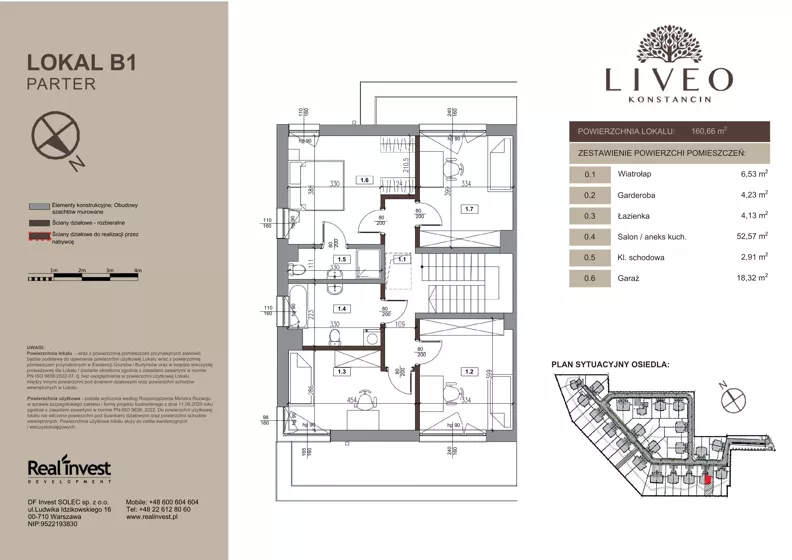 Dom 160,66 m², oferta nr B.1, LIVEO Konstancin, Solec, ul. Jaśminowa