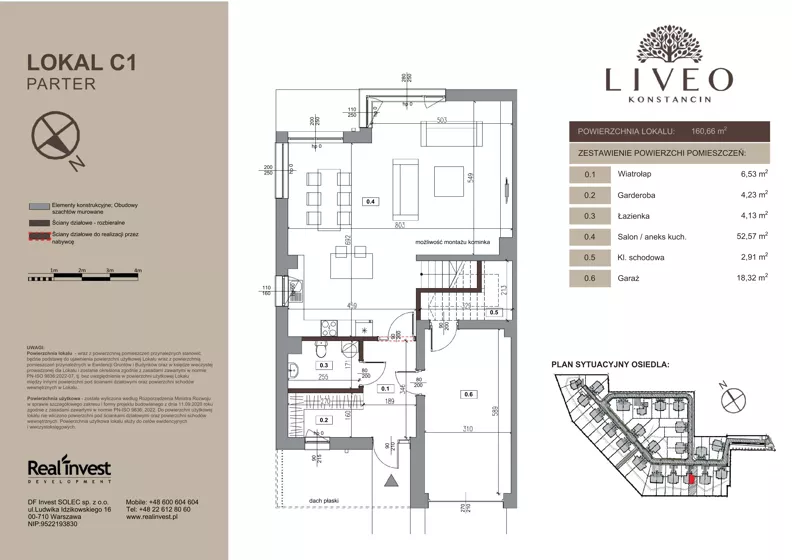 Dom 160,66 m², oferta nr C.1, LIVEO Konstancin, Solec, ul. Jaśminowa