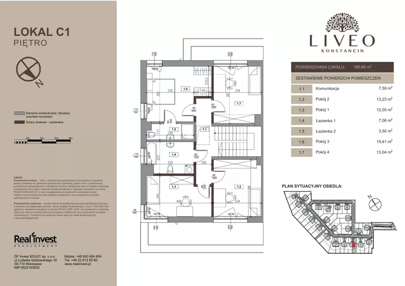 Dom 160,66 m², oferta nr C.1, LIVEO Konstancin, Solec, ul. Jaśminowa