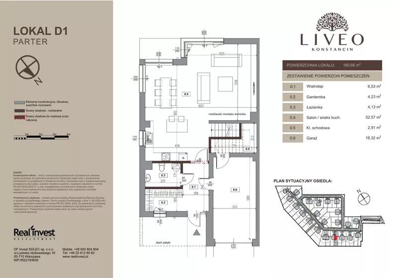 Dom 160,66 m², oferta nr D.1, LIVEO Konstancin, Solec, ul. Jaśminowa