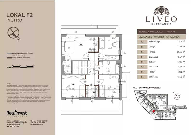 Dom 195,78 m², oferta nr F.2, LIVEO Konstancin, Solec, ul. Jaśminowa
