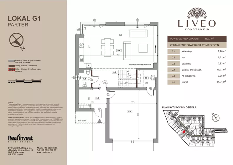 Dom 185,22 m², oferta nr G.1, LIVEO Konstancin, Solec, ul. Jaśminowa