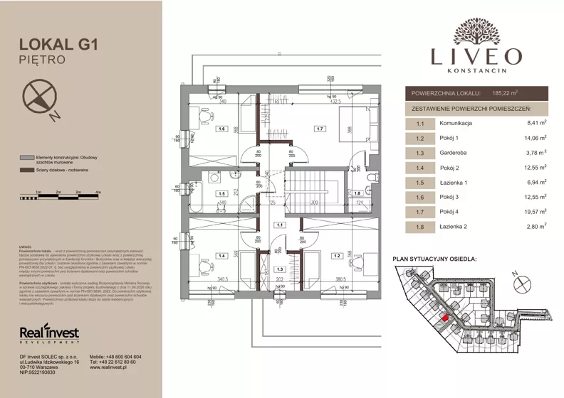Dom 185,22 m², oferta nr G.1, LIVEO Konstancin, Solec, ul. Jaśminowa