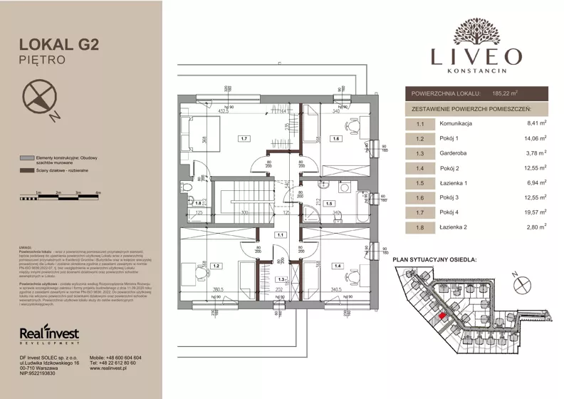 Dom 185,22 m², oferta nr G.2, LIVEO Konstancin, Solec, ul. Jaśminowa
