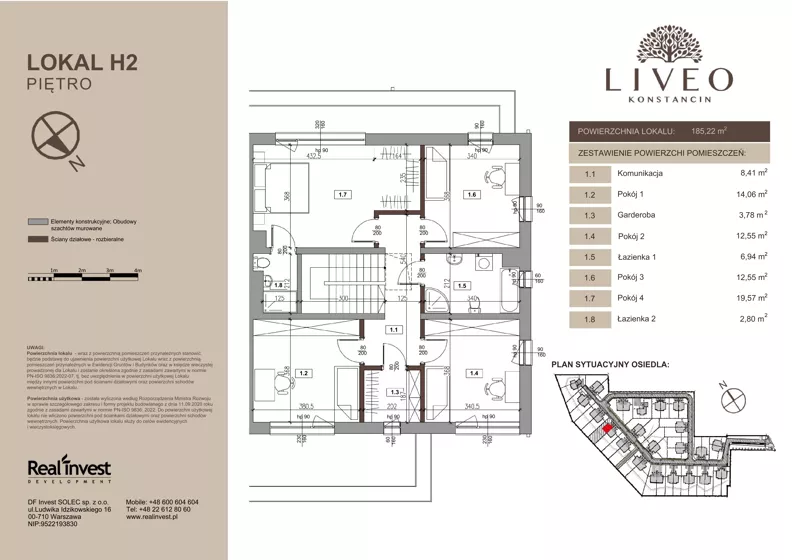 Dom 185,22 m², oferta nr H.2, LIVEO Konstancin, Solec, ul. Jaśminowa