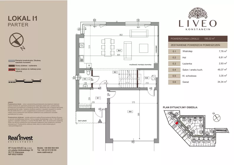 Dom 185,22 m², oferta nr I.1, LIVEO Konstancin, Solec, ul. Jaśminowa