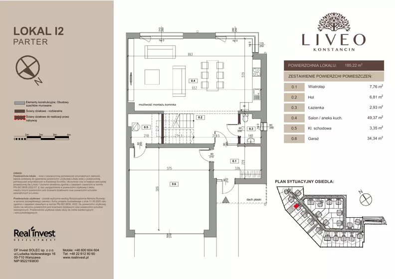 Dom 185,22 m², oferta nr I.2, LIVEO Konstancin, Solec, ul. Jaśminowa