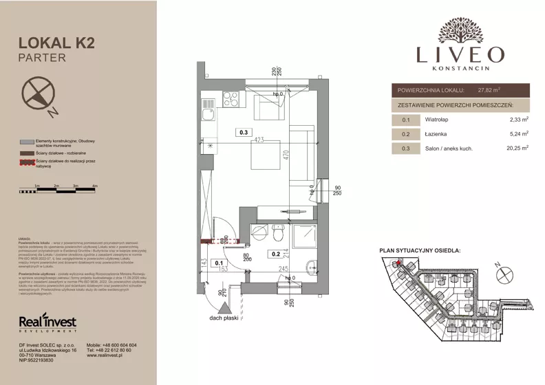 Dom 27,82 m², oferta nr K.2, LIVEO Konstancin, Solec, ul. Jaśminowa